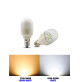 Boat Led Bulb, 1.5 watts - 10-30 volts - indicator led - E17 - D25*56mm - White/Clear color - T25-6L-E17-W - AZLED
